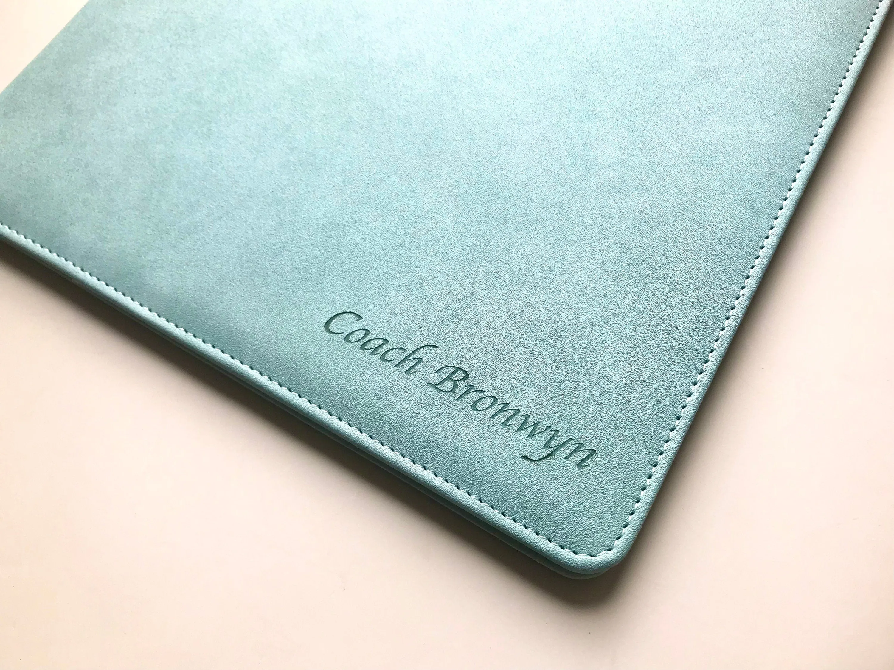 15 pcs Custom Leather Portfolio, Vegan Leather Clipboard with Personalised Engraving, Fits for A4/ Legal paper, Document Holder, School/Office Gift