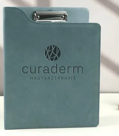 15 pcs Custom Leather Portfolio, Vegan Leather Clipboard with Personalised Engraving, Fits for A4/ Legal paper, Document Holder, School/Office Gift
