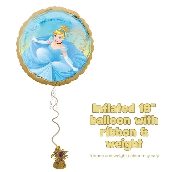 18" Cinderella Once Upon A Time Foil Balloons