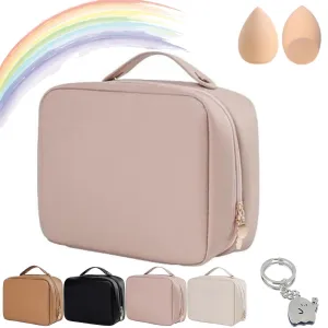 2024 New Consulbefor Bag - Toiletry Cosmetics Bag Consulbefor, Multi-Compartment Toiletry Cosmetics Bag - Consulbefor, Pu Leather Portable Storage Bag, PU Leather Large Capacity & Portable (D)