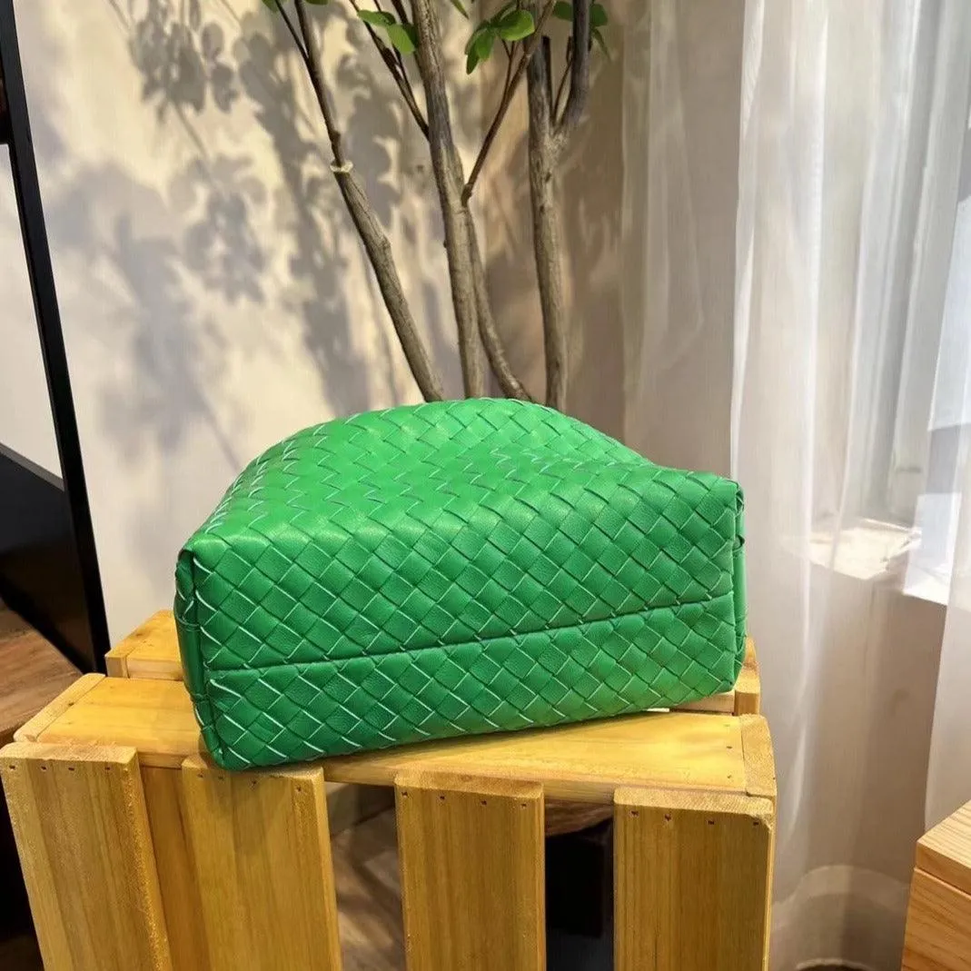 2024 Summer Collection: Luxurious Lambskin Woven Handbag for Women |  Handcrafted Versatile Vintage-Inspired Shoulder Crossbody Bag