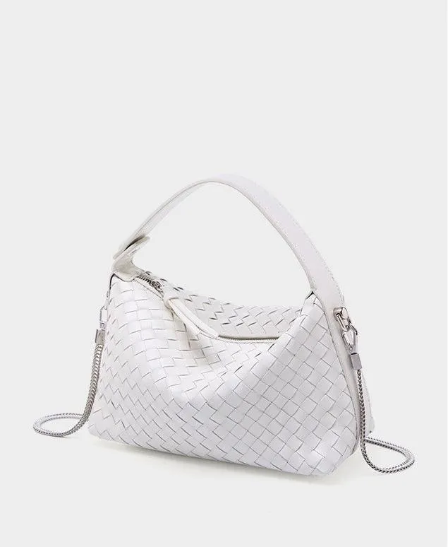 2024 Summer Collection: Luxurious Lambskin Woven Handbag for Women |  Handcrafted Versatile Vintage-Inspired Shoulder Crossbody Bag
