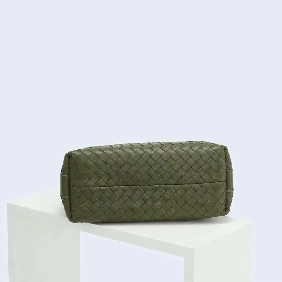 2024 Summer Collection: Luxurious Lambskin Woven Handbag for Women |  Handcrafted Versatile Vintage-Inspired Shoulder Crossbody Bag
