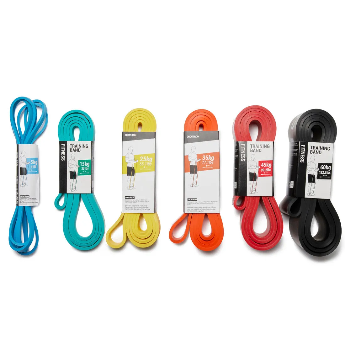 35 kg Weight Training Elastic Band - Orange