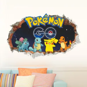 3D Pokemon Wall Decals - Limited Edition