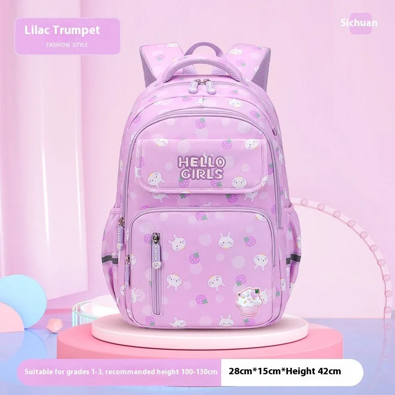 6-12-year-old Primary School Children's Backpack Large Capacity Schoolbag