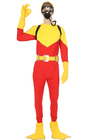 Adult Scuba Steve Big Daddy Costume