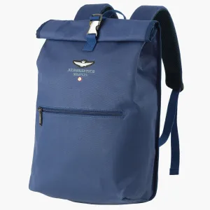 Aeronautica Militare - Zaino New City Roll Top Blue - AM544 - BLUE
