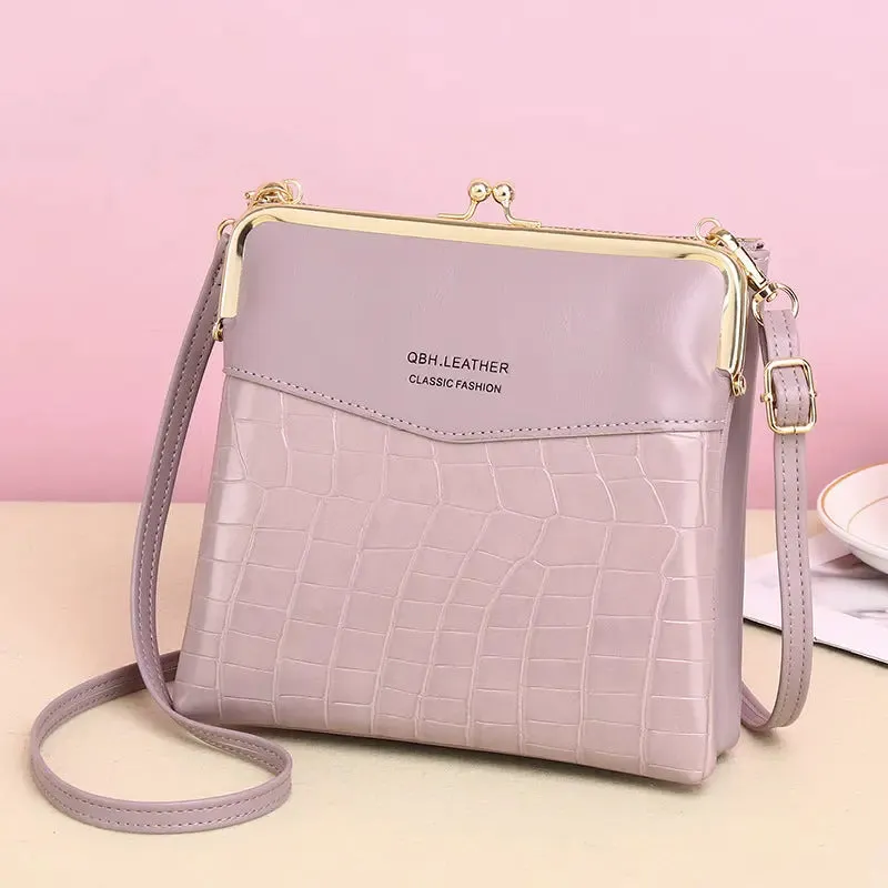 Alligator Pattern Shoulder Bag