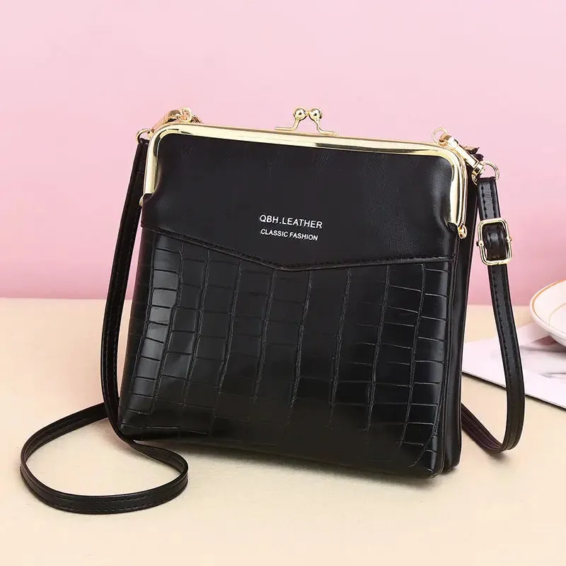 Alligator Pattern Shoulder Bag