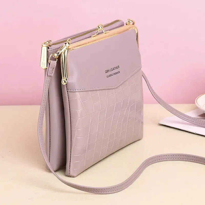 Alligator Pattern Shoulder Bag
