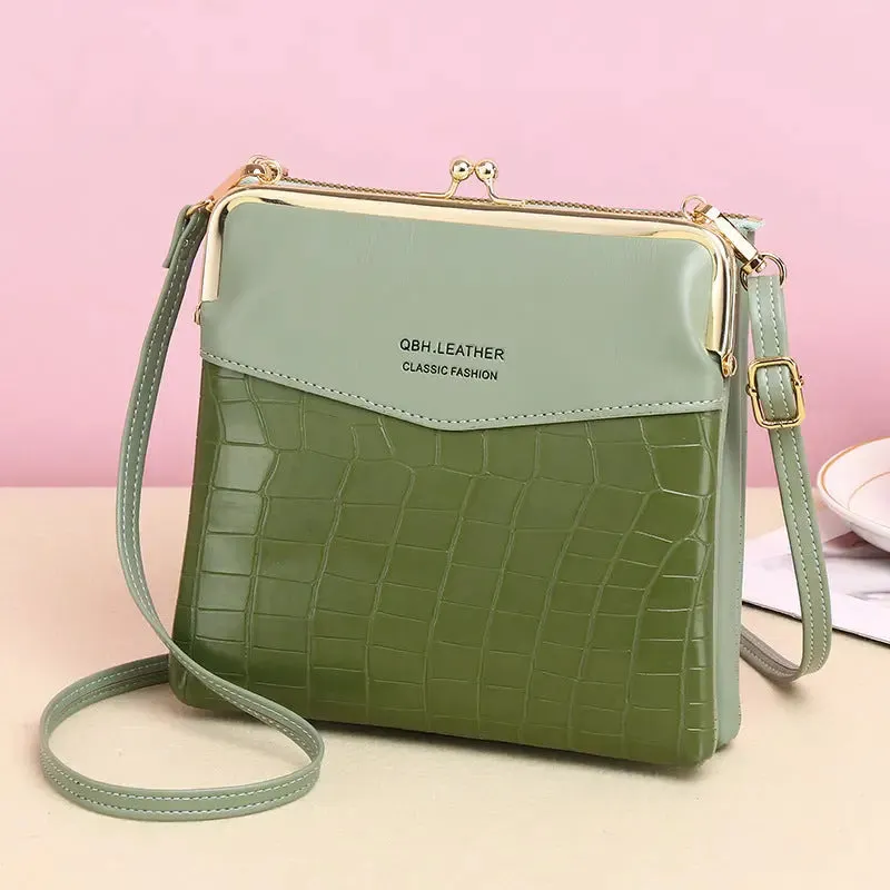 Alligator Pattern Shoulder Bag