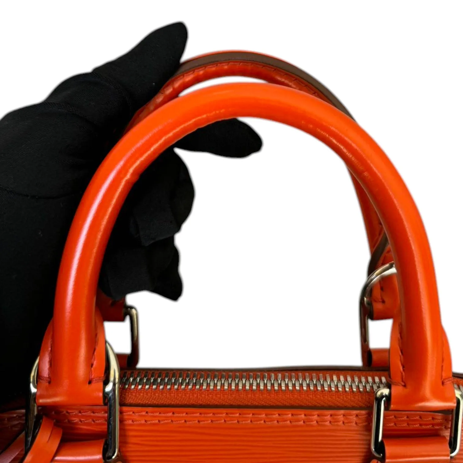 Alma BB Epi Leather Orange SHW