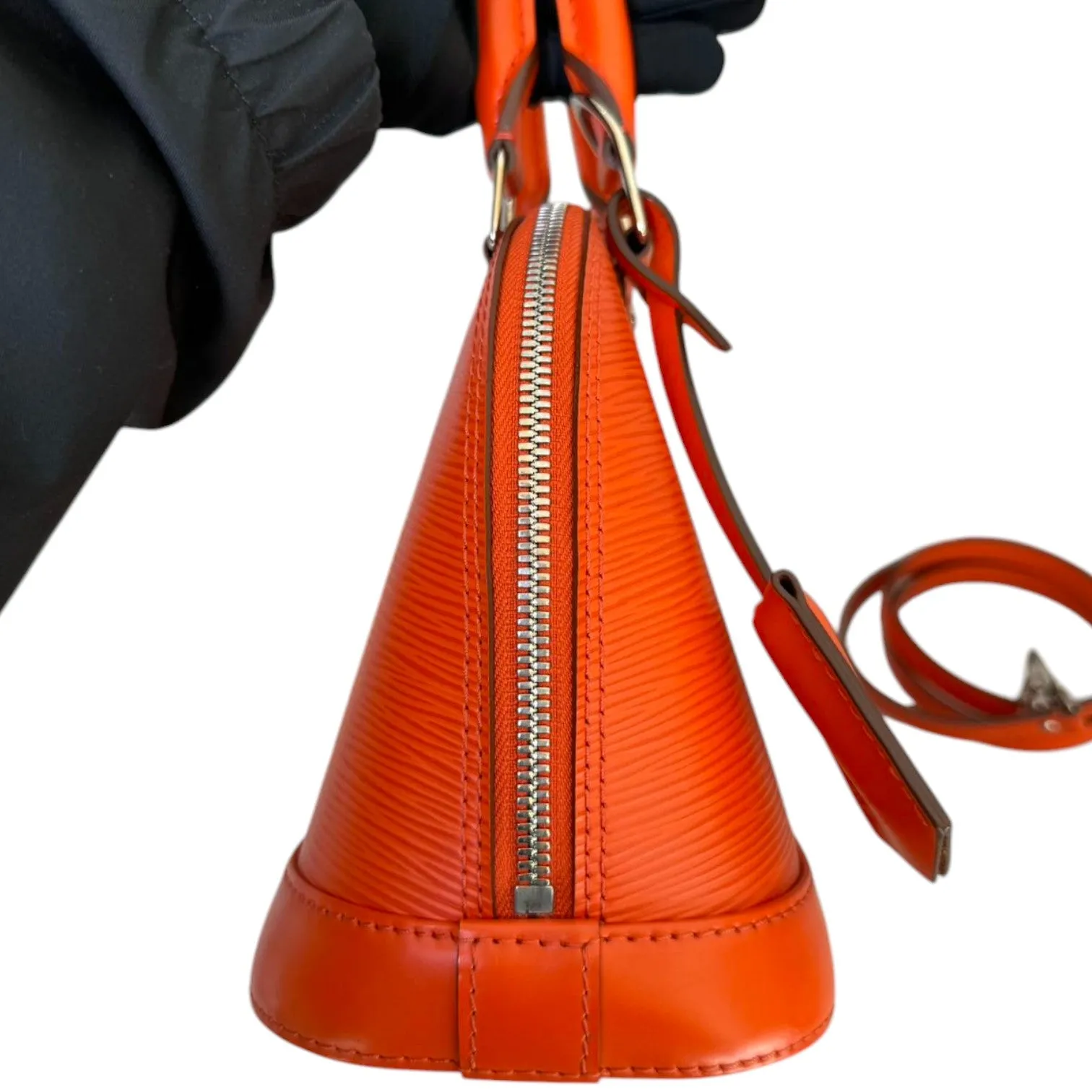 Alma BB Epi Leather Orange SHW