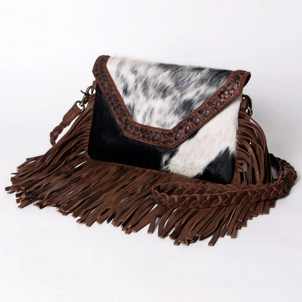 American Darling ADBGM298B Clutch Hair-On Genuine Leather Women Bag Western Handbag Purse
