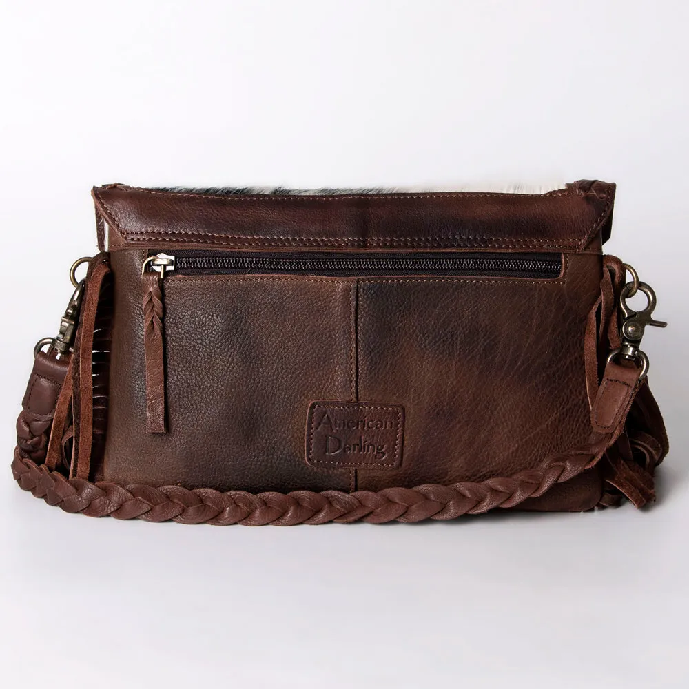 American Darling ADBGM298B Clutch Hair-On Genuine Leather Women Bag Western Handbag Purse