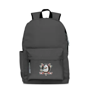 Anaheim Ducks Campus Laptop Backpack- Gray