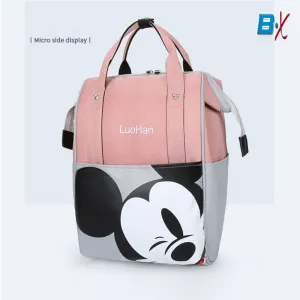 Anello Mickey Mouse Tea-Pink & Grey Travel  Backpack 9112