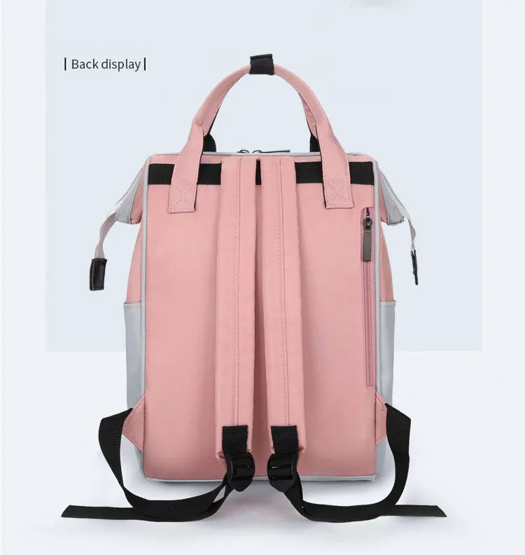 Anello Mickey Mouse Tea-Pink & Grey Travel  Backpack 9112