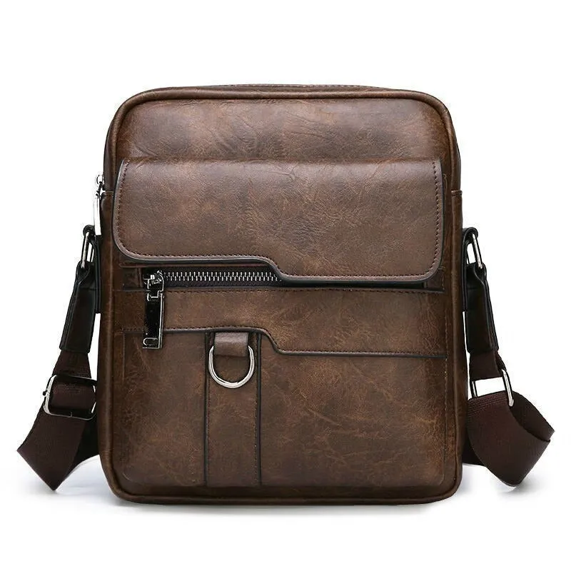 Angelo Ricci™ Exclusive Design Split Leather Briefcase