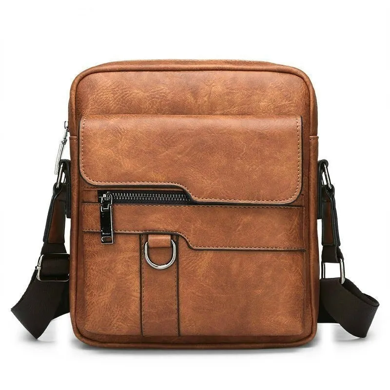 Angelo Ricci™ Exclusive Design Split Leather Briefcase
