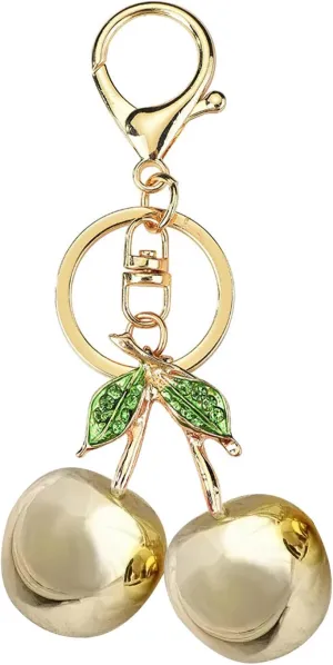Angyape Cherry Bag Charms for Handbags Purse Charms Cute Cherry Keychain Accessorise Birthday Christmas Gifts for Women