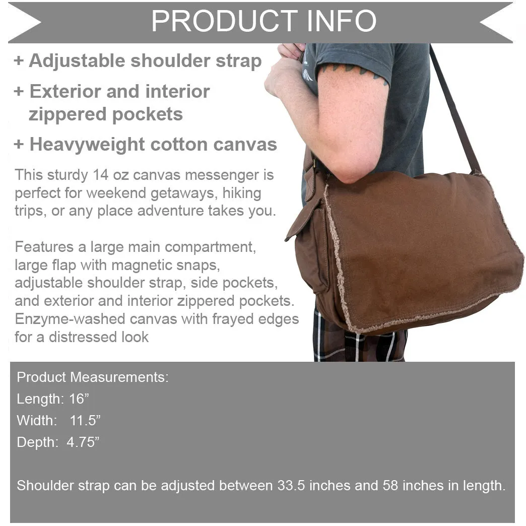 Anti-Social Butterfly Messenger Bag