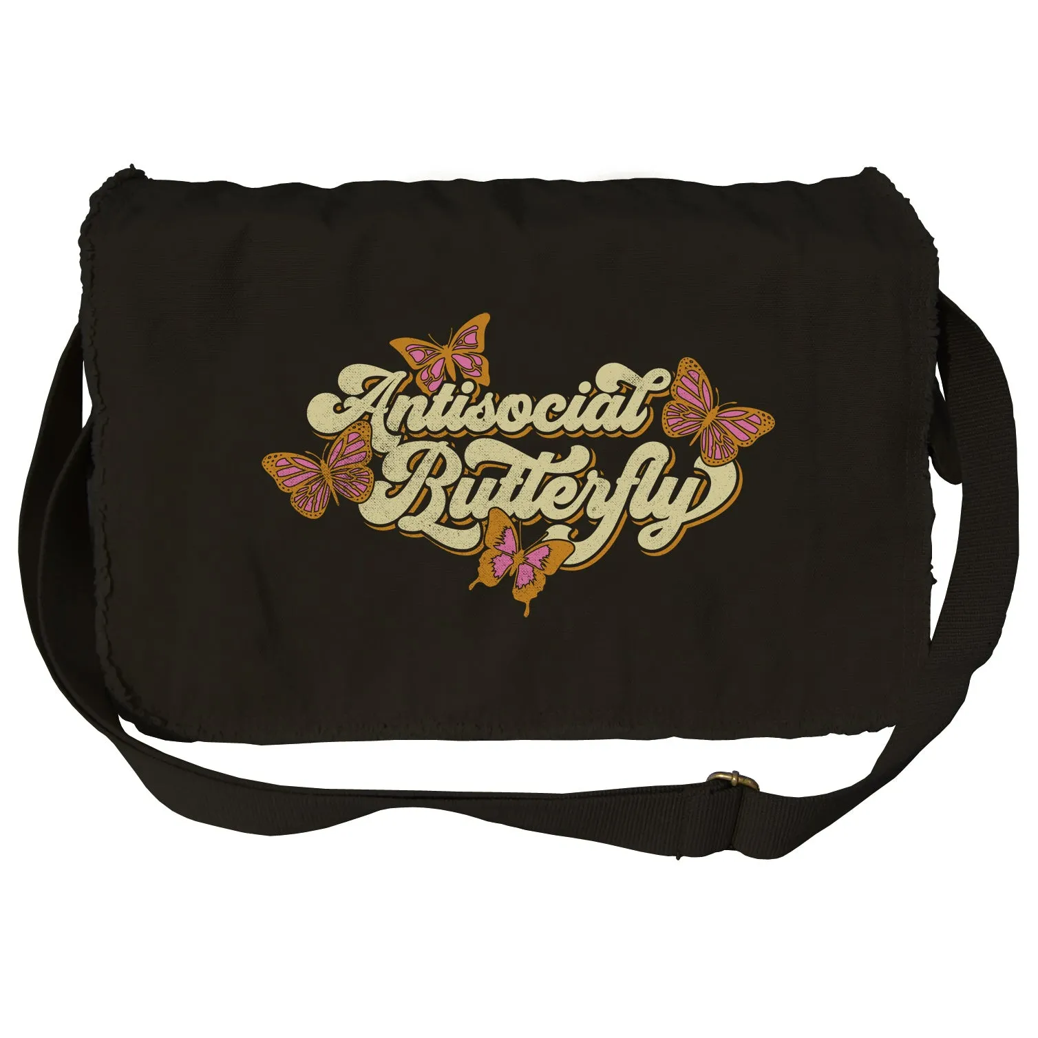 Anti-Social Butterfly Messenger Bag