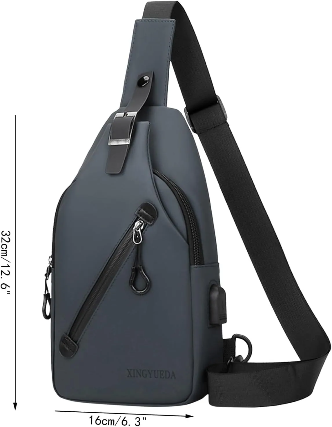 Anti Theft Crossbody Bag for Women Women's Crossbody Travel Purses Built In Wallet Foldable Backpack