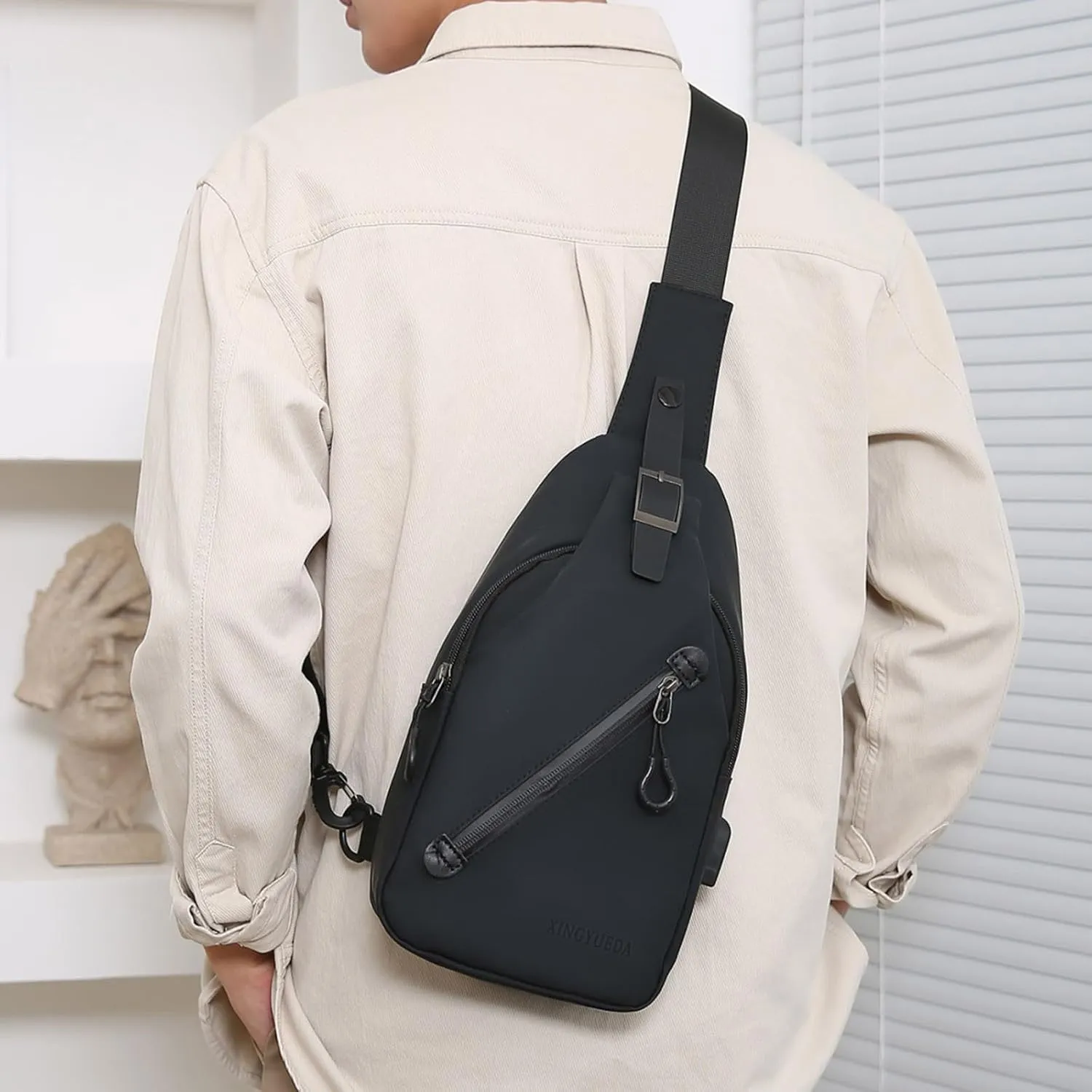 Anti Theft Crossbody Bag for Women Women's Crossbody Travel Purses Built In Wallet Foldable Backpack