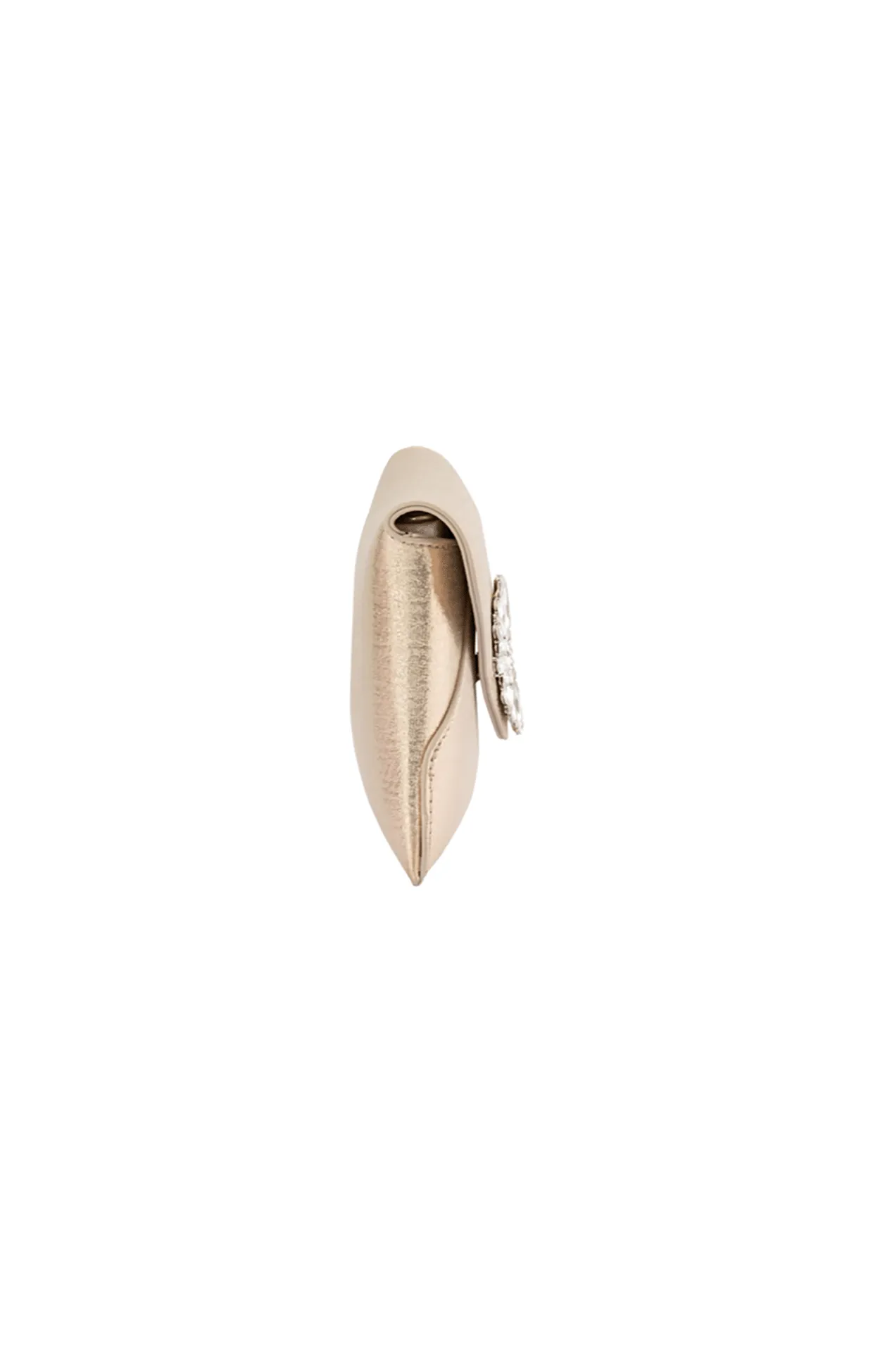 ANTONIA ENVELOPE CLUTCH IN CHAMPAGNE