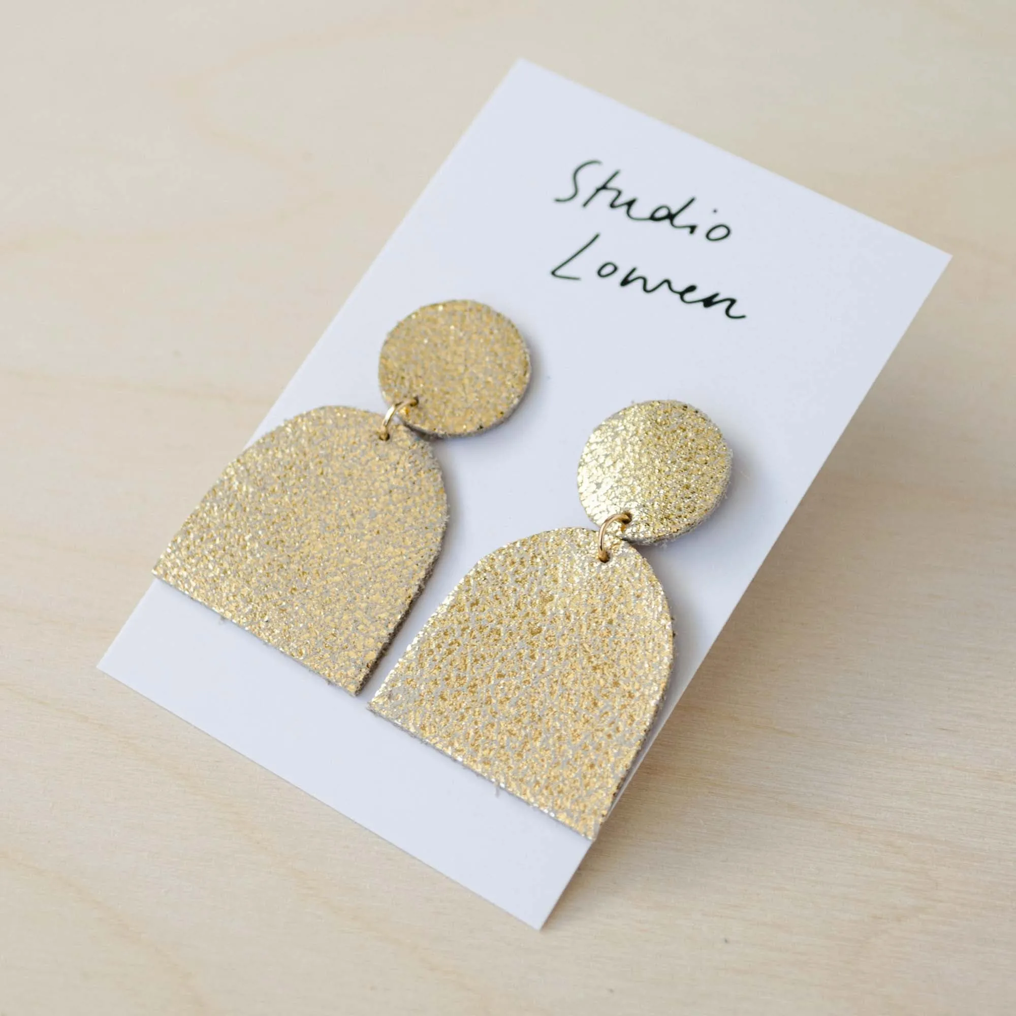Arc Drop Earrings