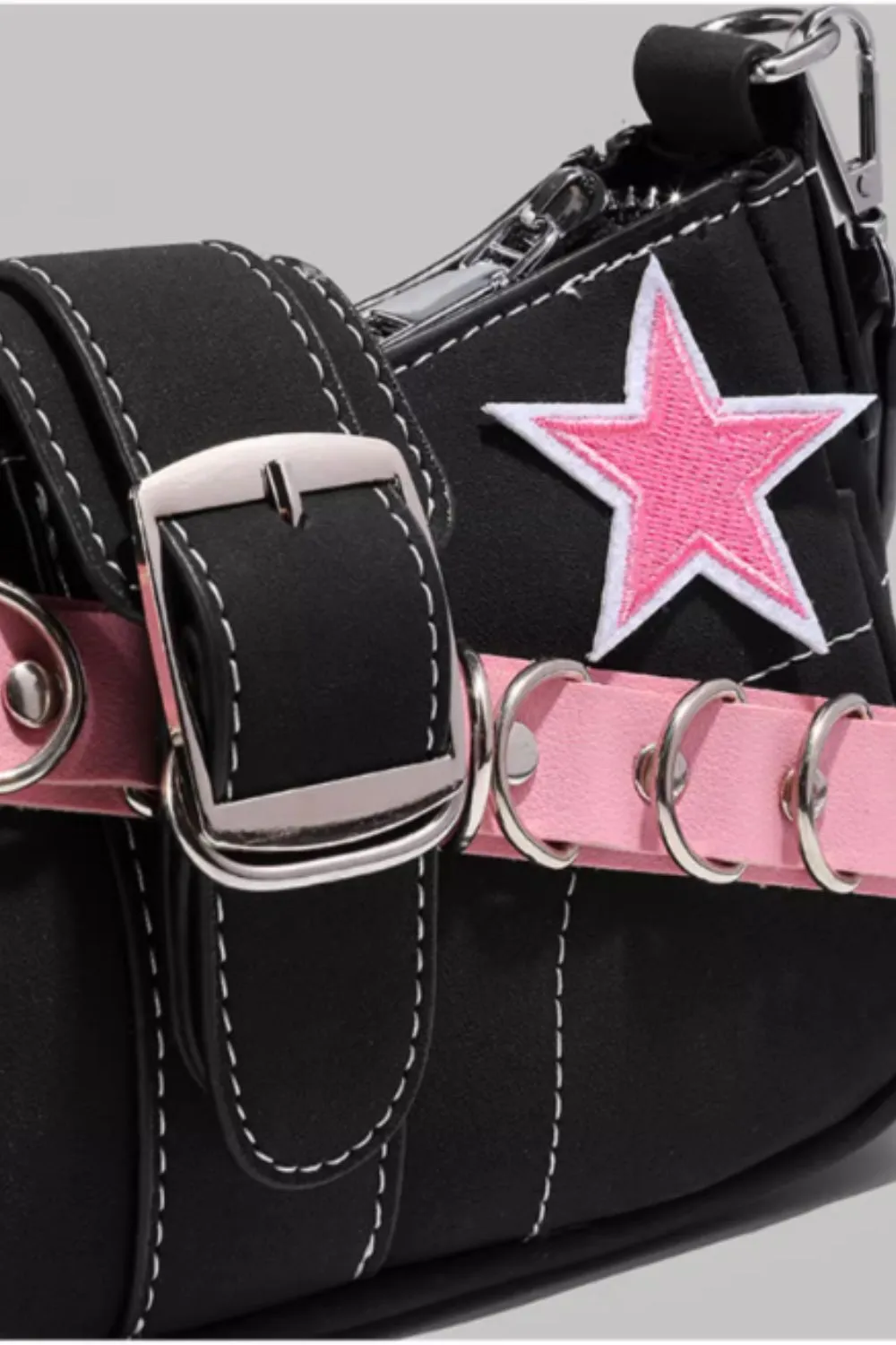 'Aubrey' Star-Decorated Underarm Bag