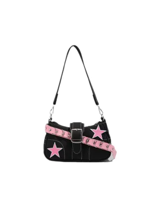 'Aubrey' Star-Decorated Underarm Bag