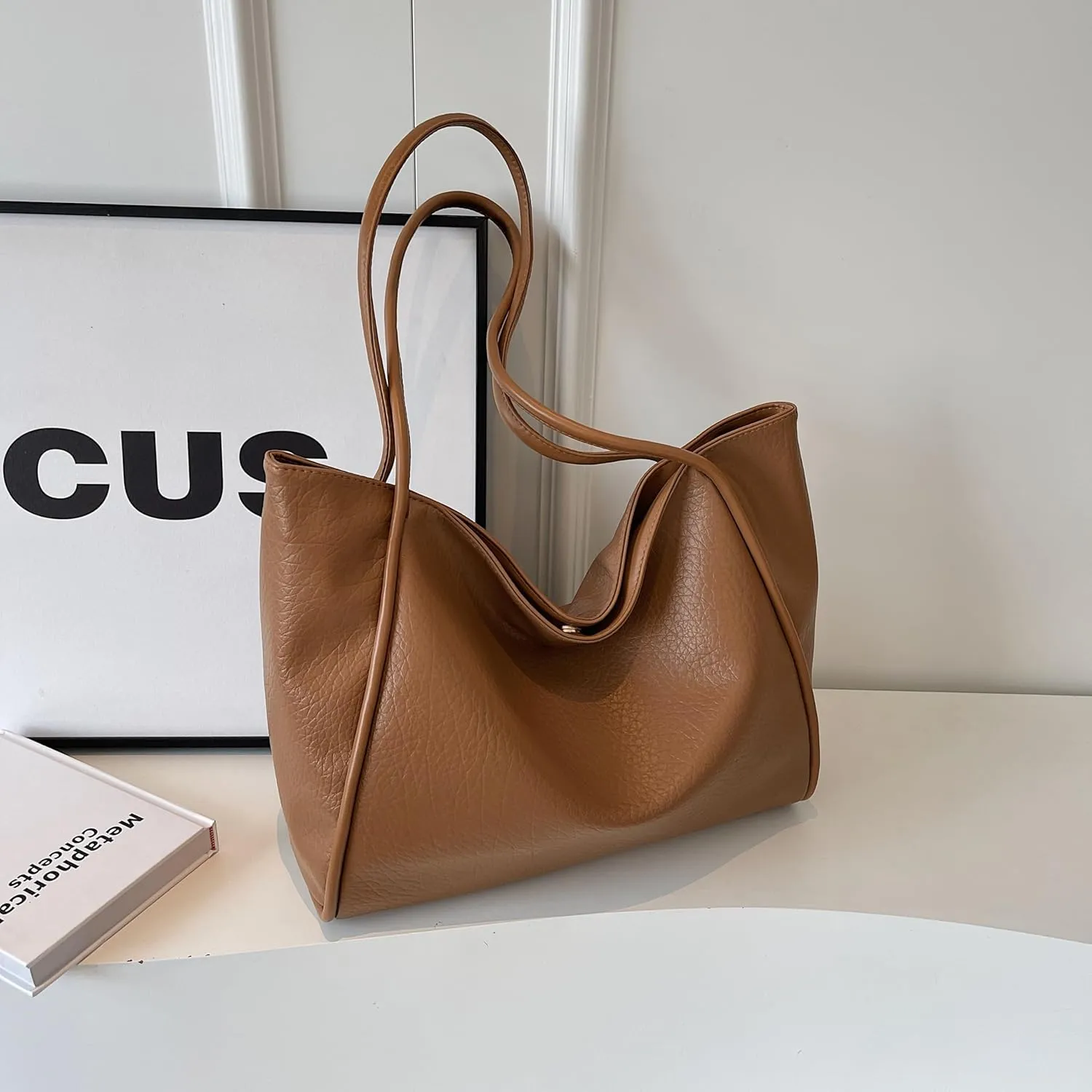 AudyKasse Tote Bag For Women, largesize Vegan Leather Weekender Bag For Women, Shopper Handbag Women.