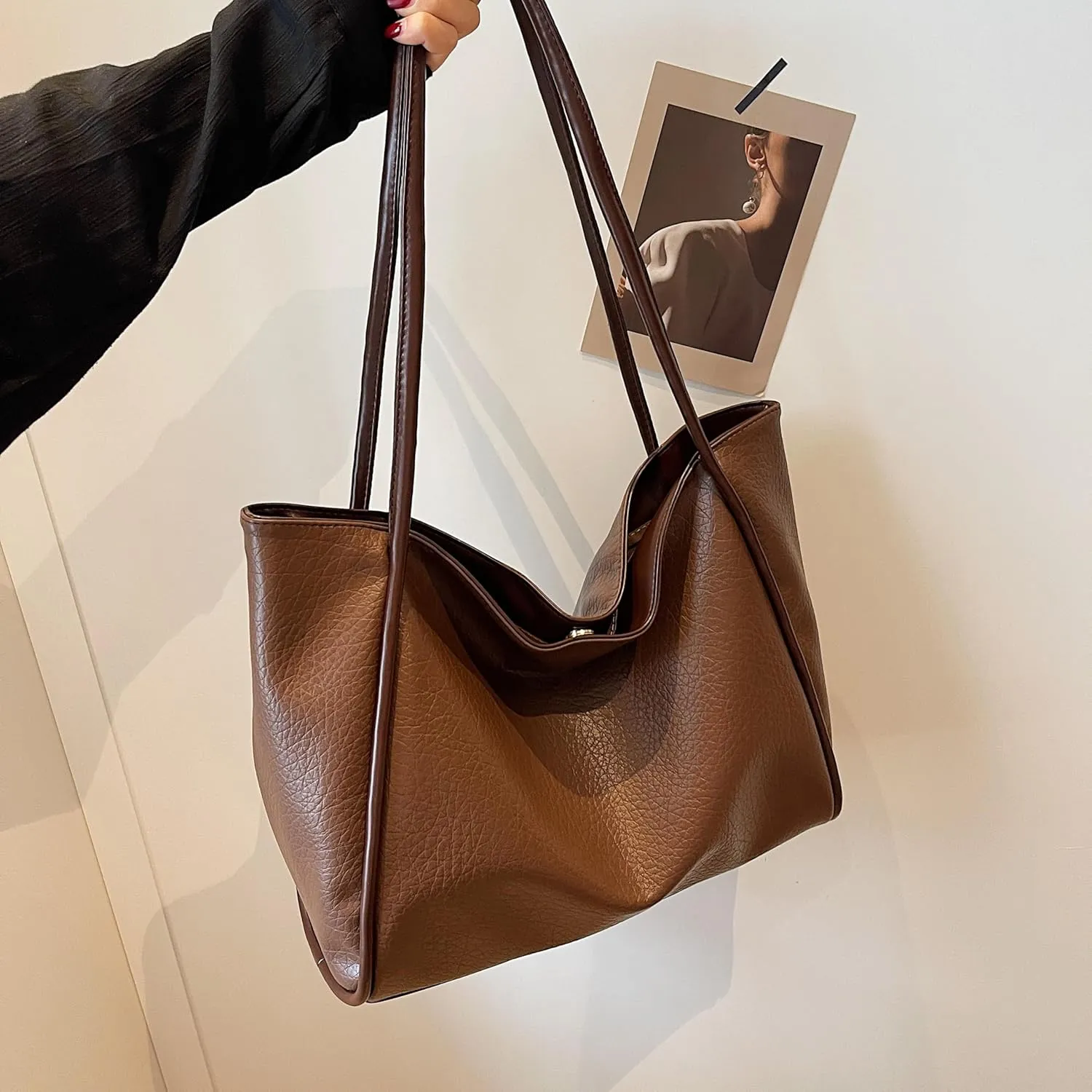 AudyKasse Tote Bag For Women, largesize Vegan Leather Weekender Bag For Women, Shopper Handbag Women.