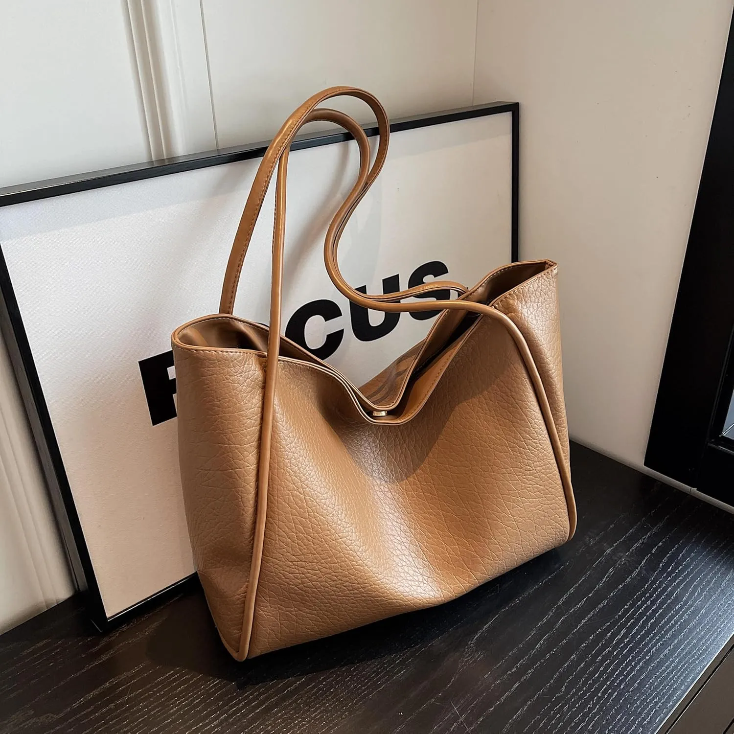 AudyKasse Tote Bag For Women, largesize Vegan Leather Weekender Bag For Women, Shopper Handbag Women.