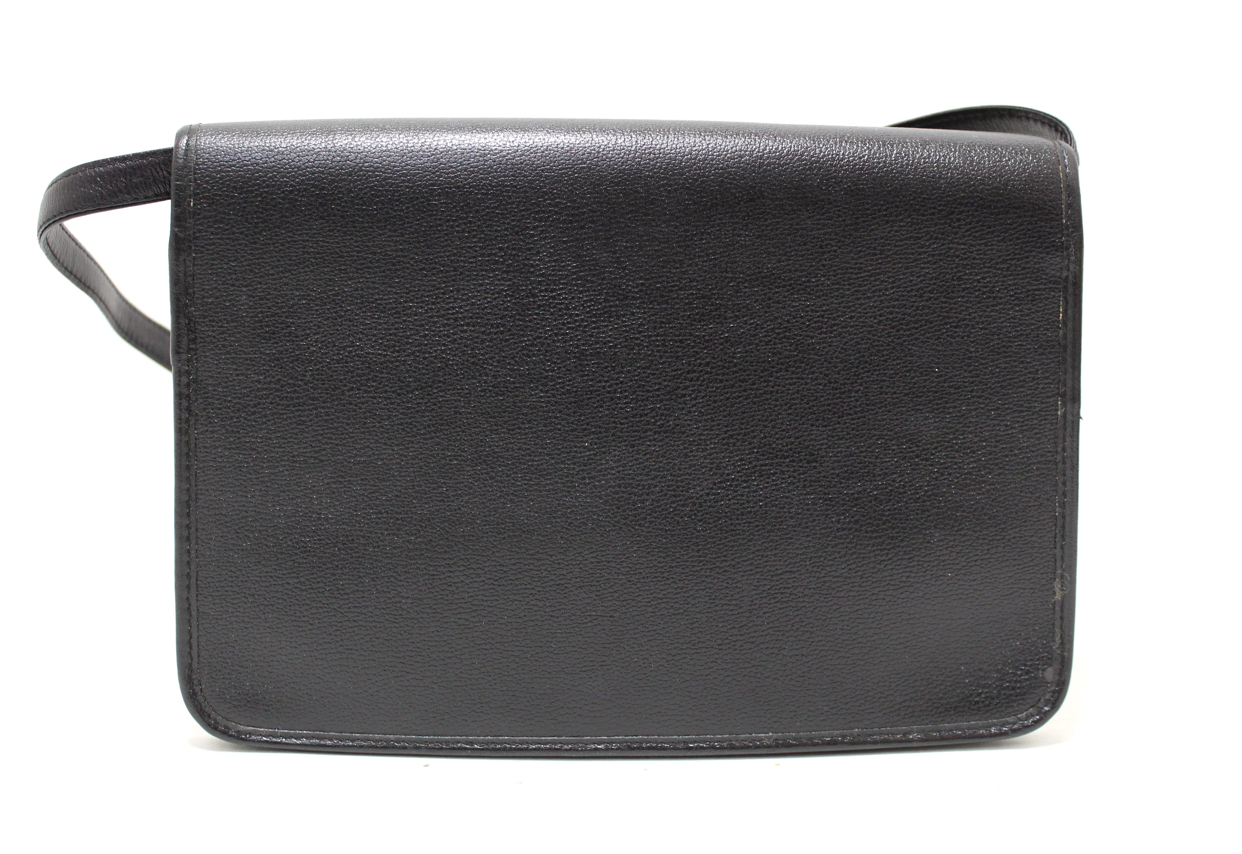 Authentic Christian Dior Vintage Black Crossbody Messenger Bag