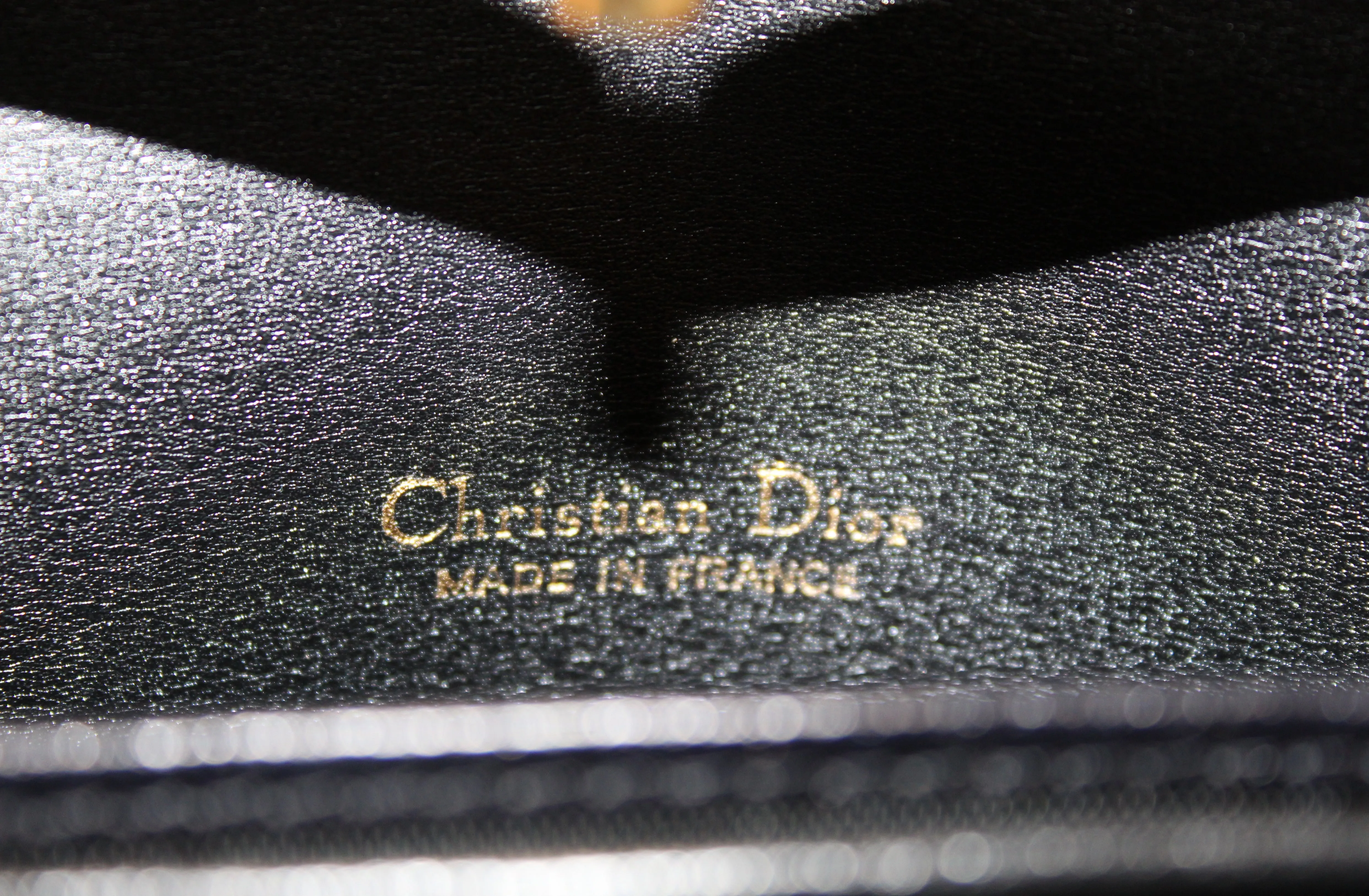 Authentic Christian Dior Vintage Black Crossbody Messenger Bag