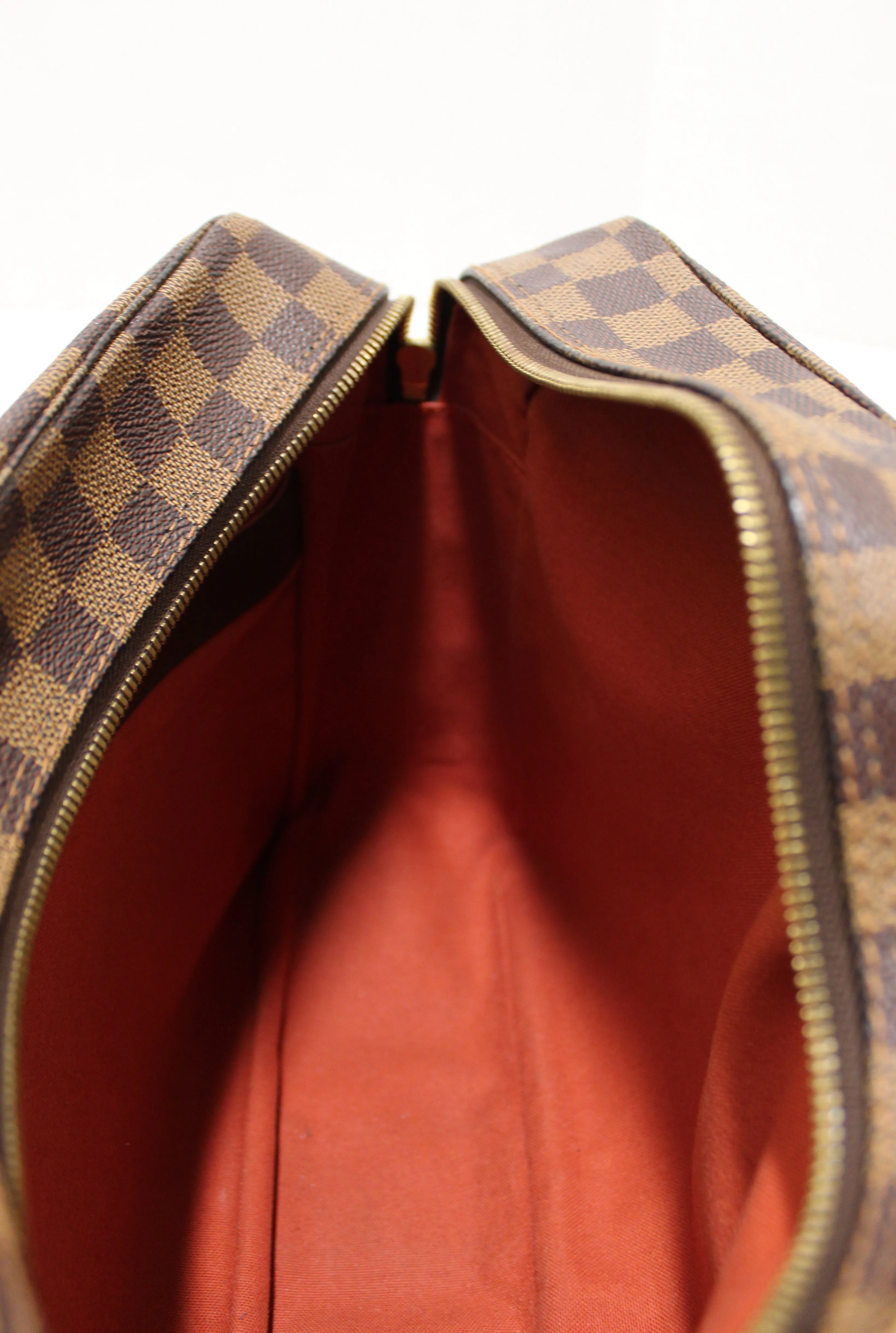 Authentic Louis Vuitton Damier Ebene Canvas Naviglio Messenger Bag