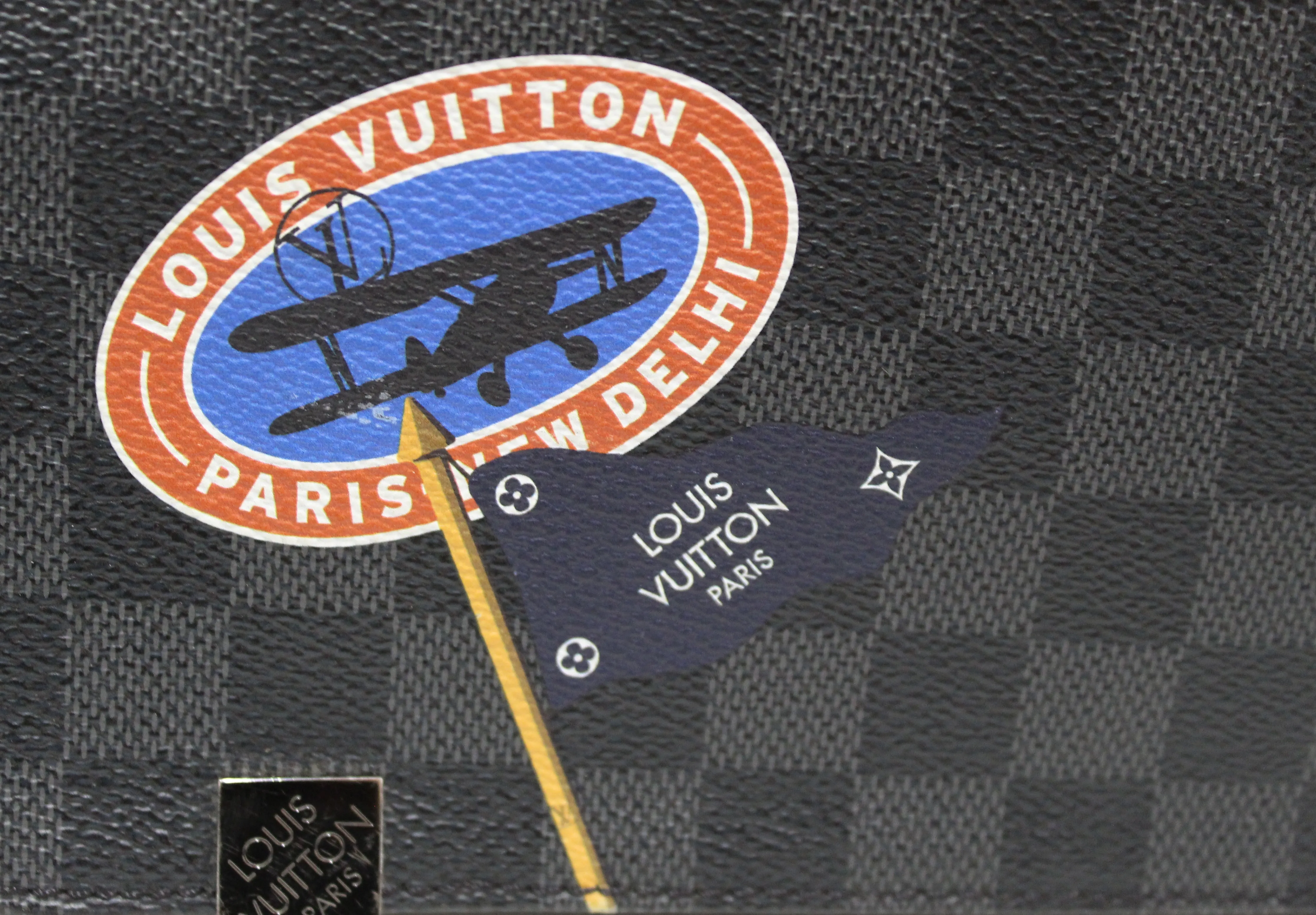 Authentic Louis Vuitton Limited Edition Damier Graphite LV League District PM Messenger Bag