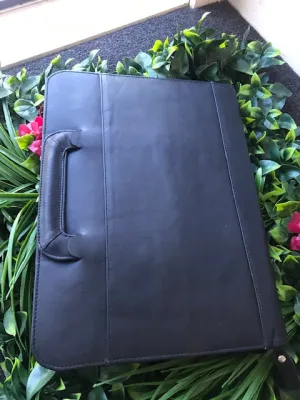 Avenue Top Grain Leather A4 Zip Around Portfolio