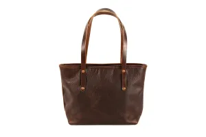 AVERY LEATHER TOTE BAG - MEDIUM - WITH ZIPPER - IN STOCK