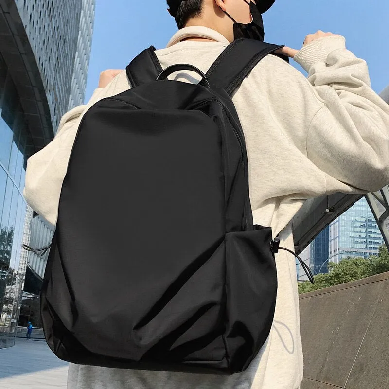 Back to College DCIMOR New Waterproof Nylon Women Backpack Large Capacity Solid Color Men Travel Bag Unisex College Schoolbag Laptop Backpacks