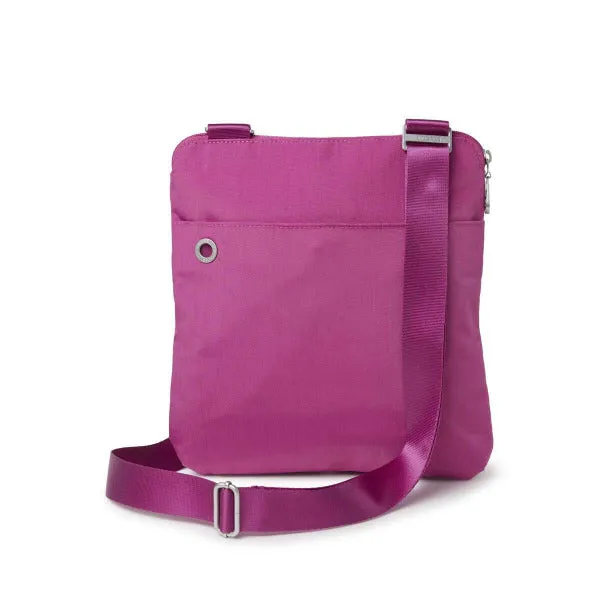 Baggallini Madras RFID Crossbody Bag Deep Fuchsia