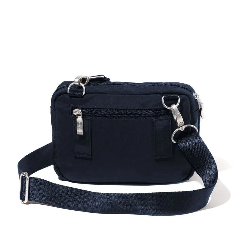 Baggallini Modern Double Zip Crossbody Bag