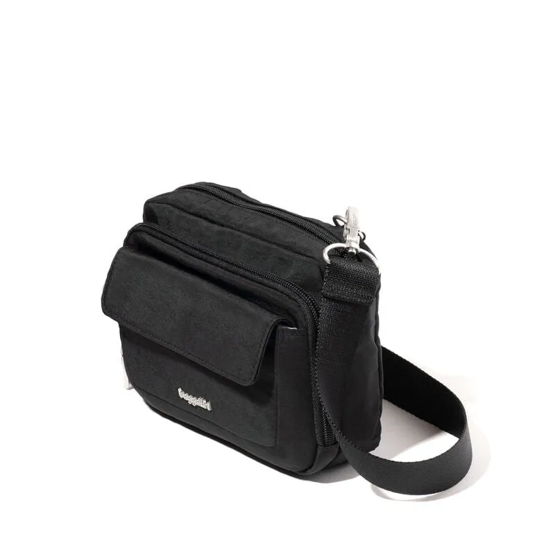Baggallini Modern Double Zip Crossbody Bag