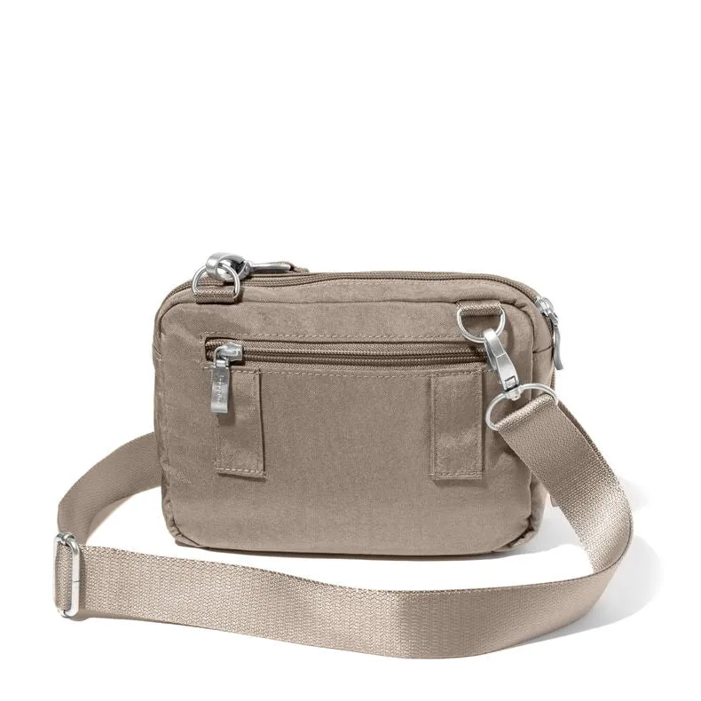 Baggallini Modern Double Zip Crossbody Bag