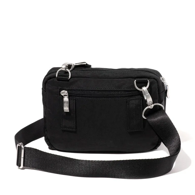 Baggallini Modern Double Zip Crossbody Bag