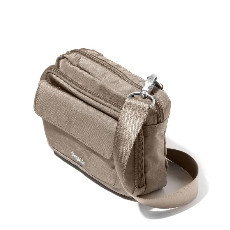Baggallini Modern Double Zip Crossbody Bag